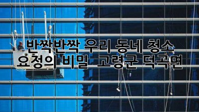 ✨ 반짝반짝✨ 우리 동네 청소 요정의 비밀 🤫 (고령군 덕곡면)